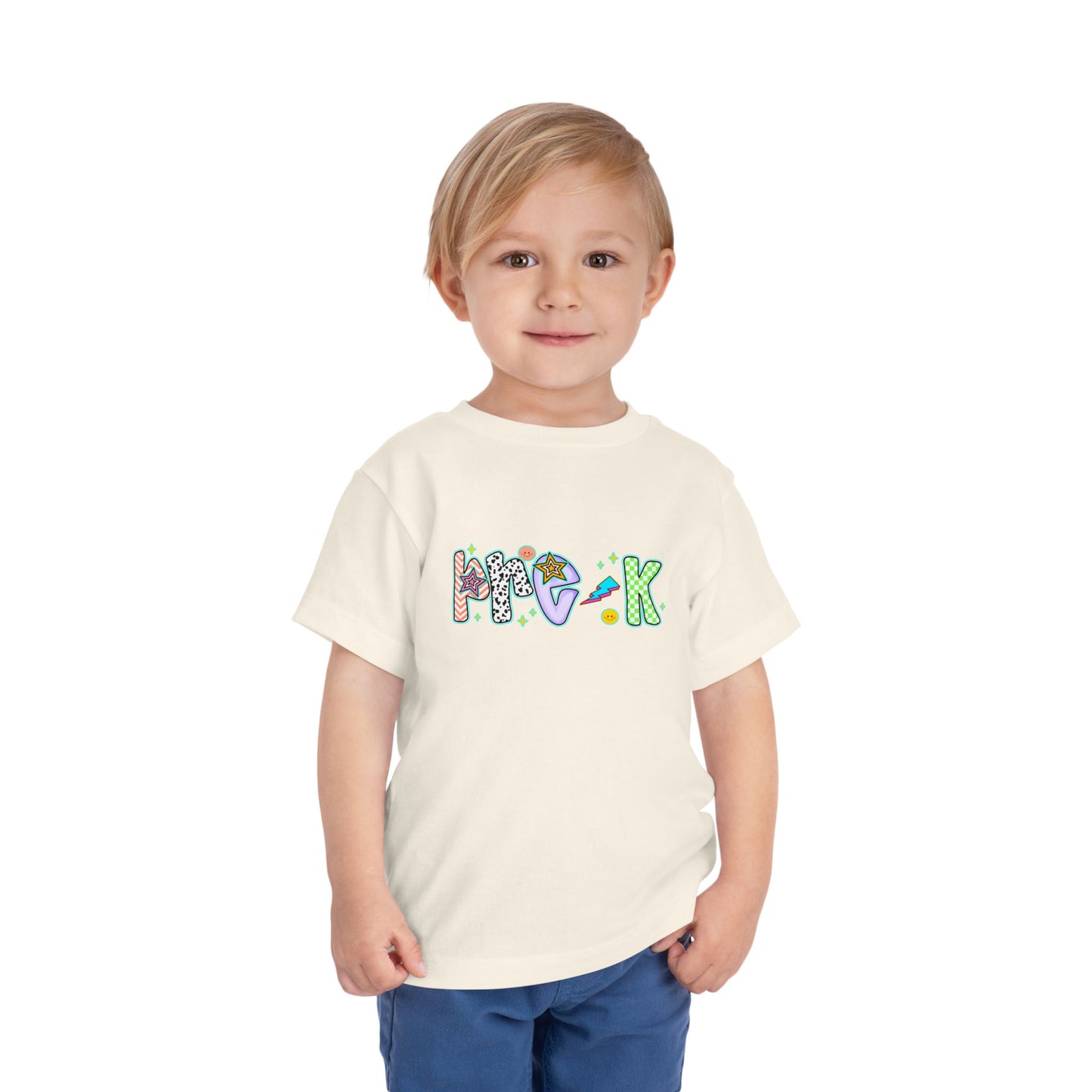 Pre-K back to school doodle script Toddler Graphic Tee