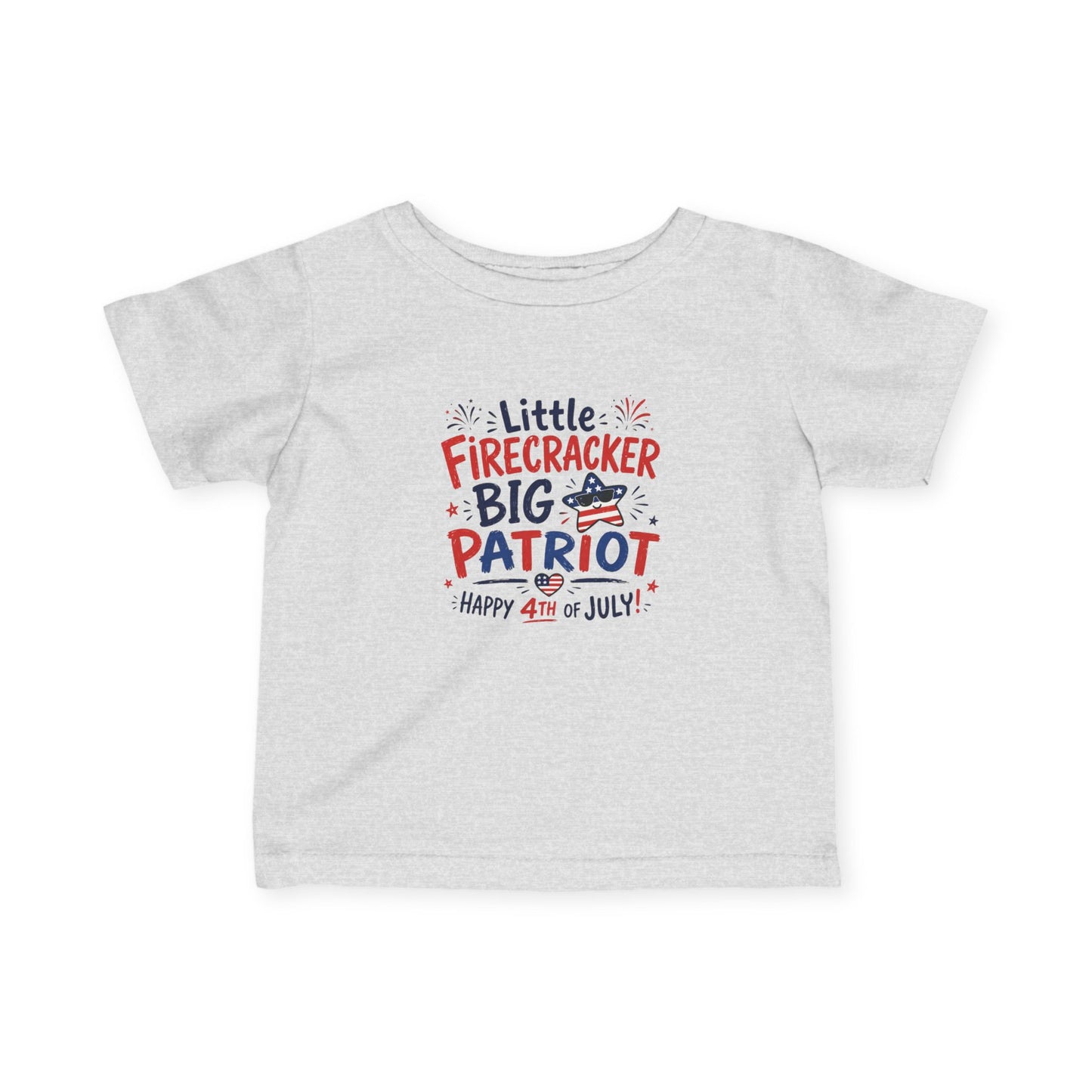 Little Firecracker 4th of July Baby T-Shirt