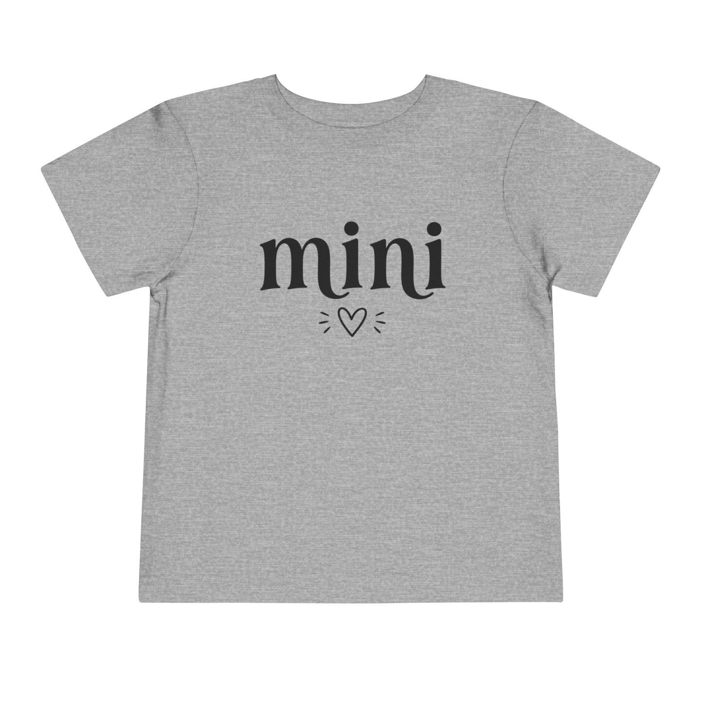 Toddler Tee — "mini" Heart Graphic