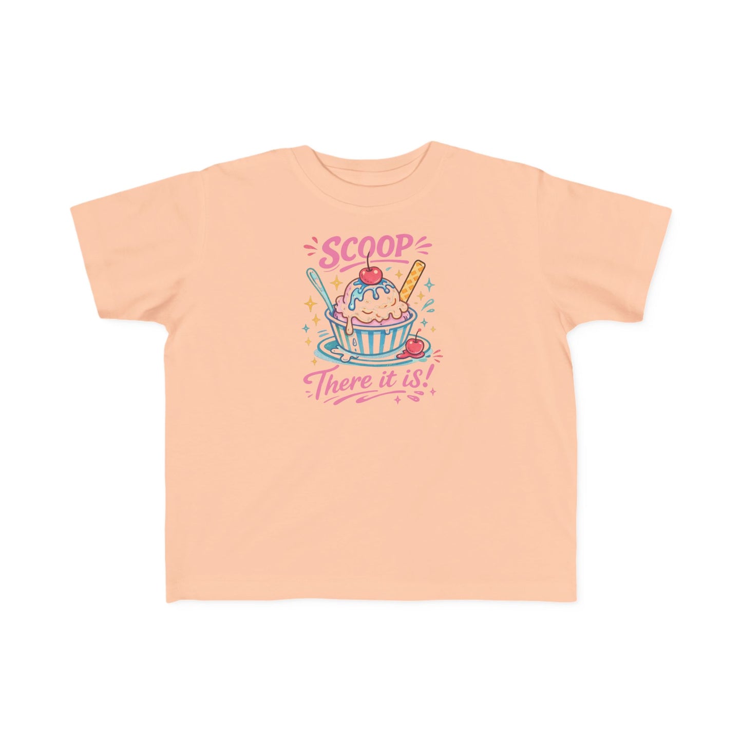 "Scoop There It Is" Ice Cream Toddler Tee