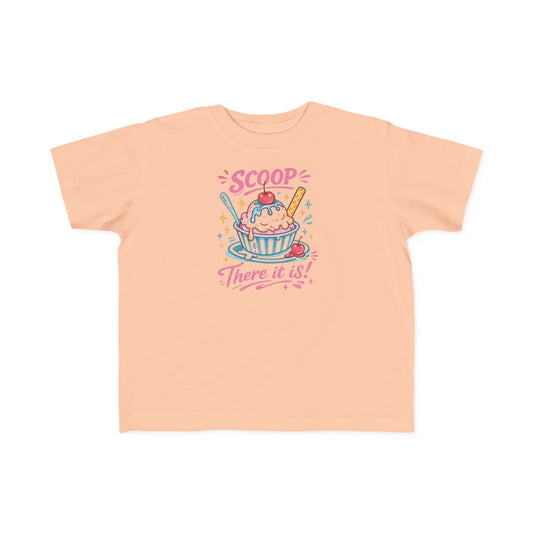 "Scoop There It Is" Ice Cream Toddler Tee