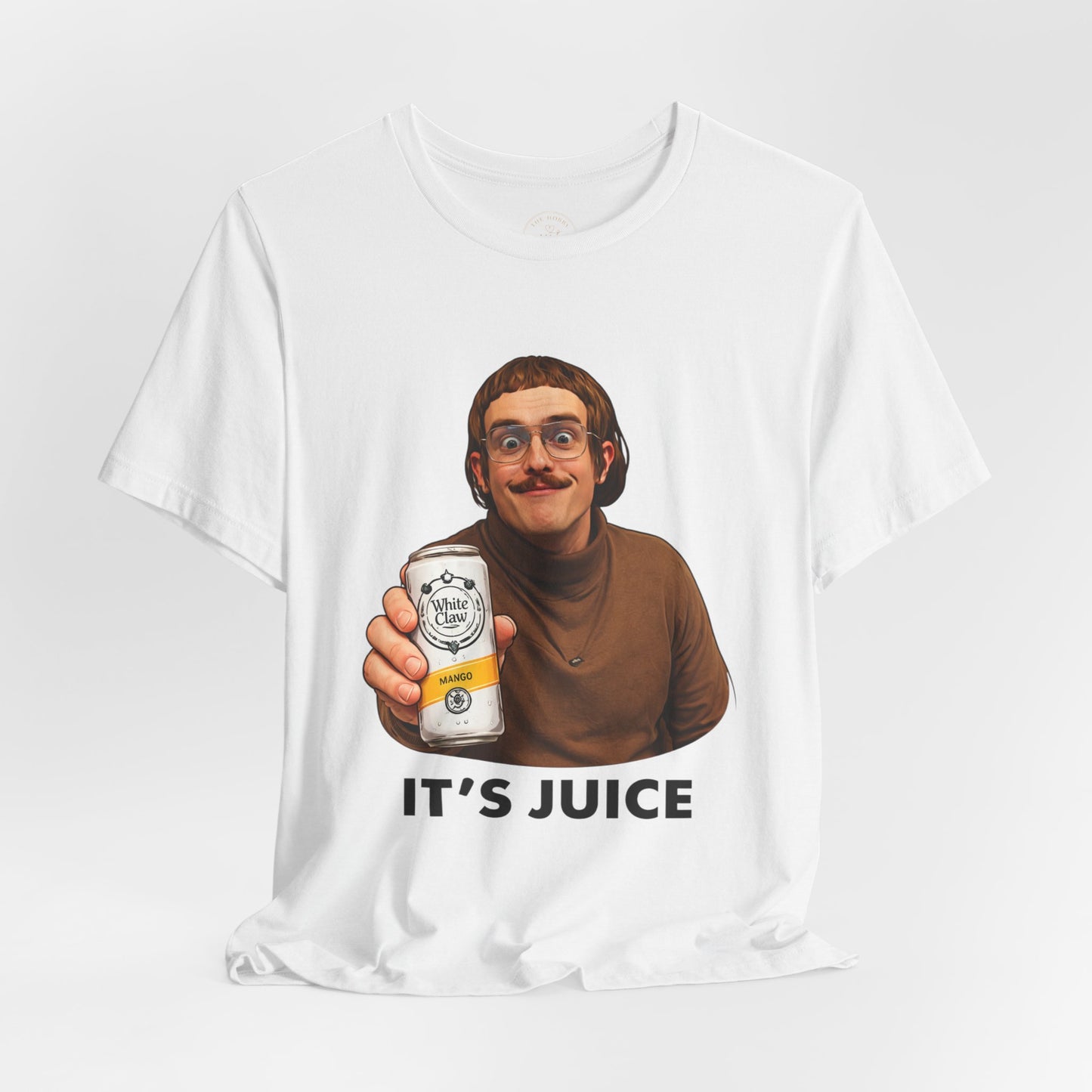 It's Juice Tee — Funny Retro Guy Holding Can Graphic T‑Shirt