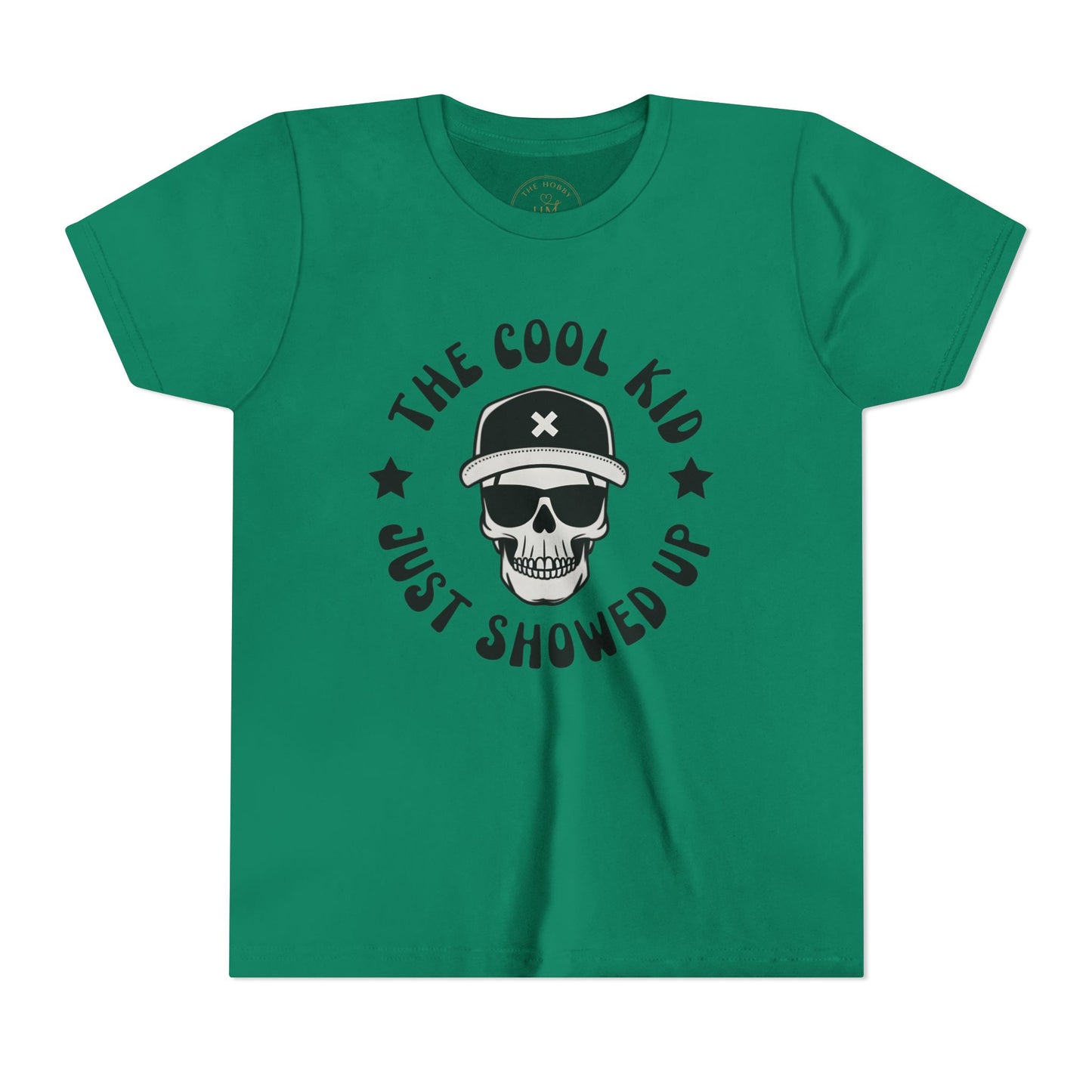 Youth Skull | "The Cool Kid Just Showed Up" Kids T-Shirt