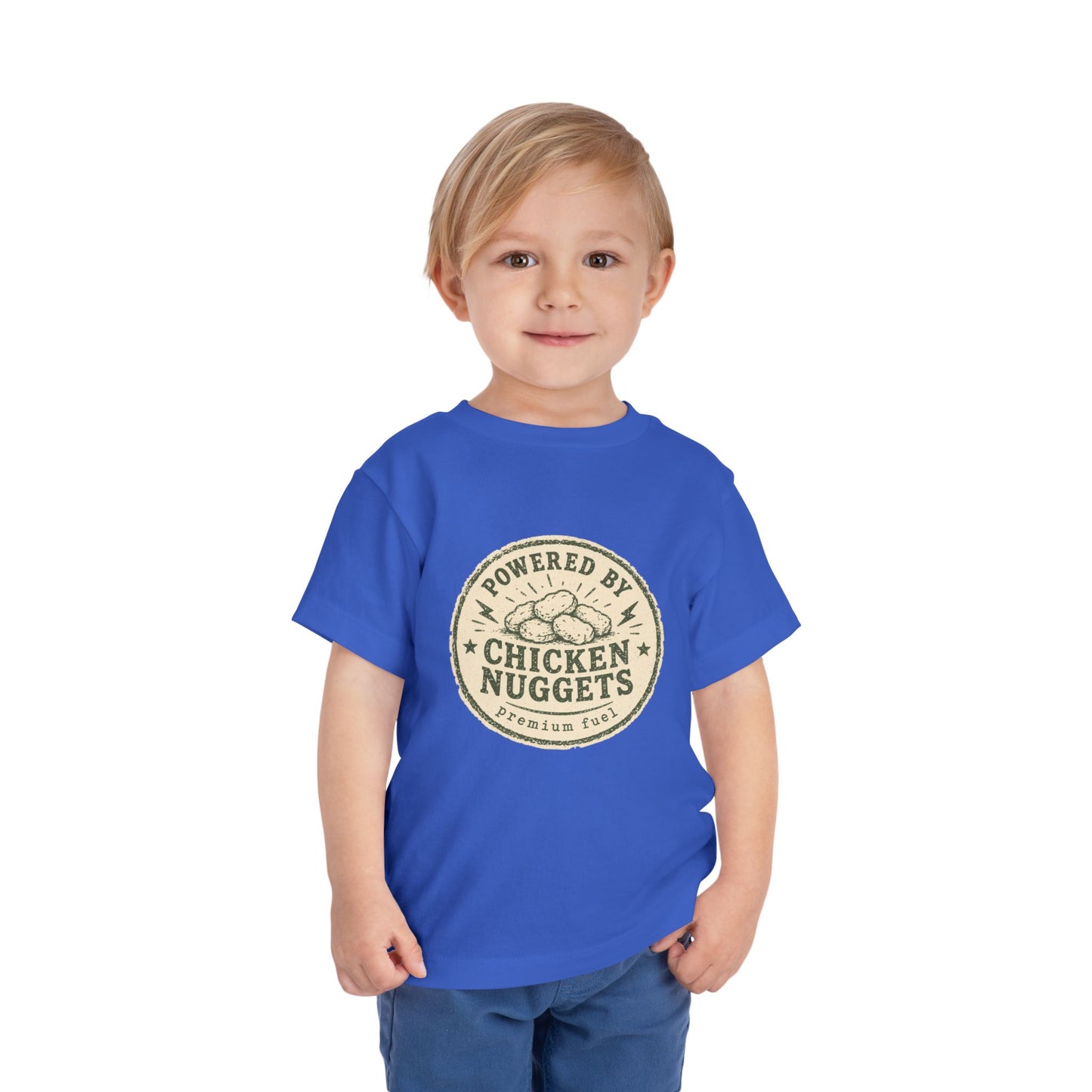 Toddler Tee — Powered by Chicken Nuggets