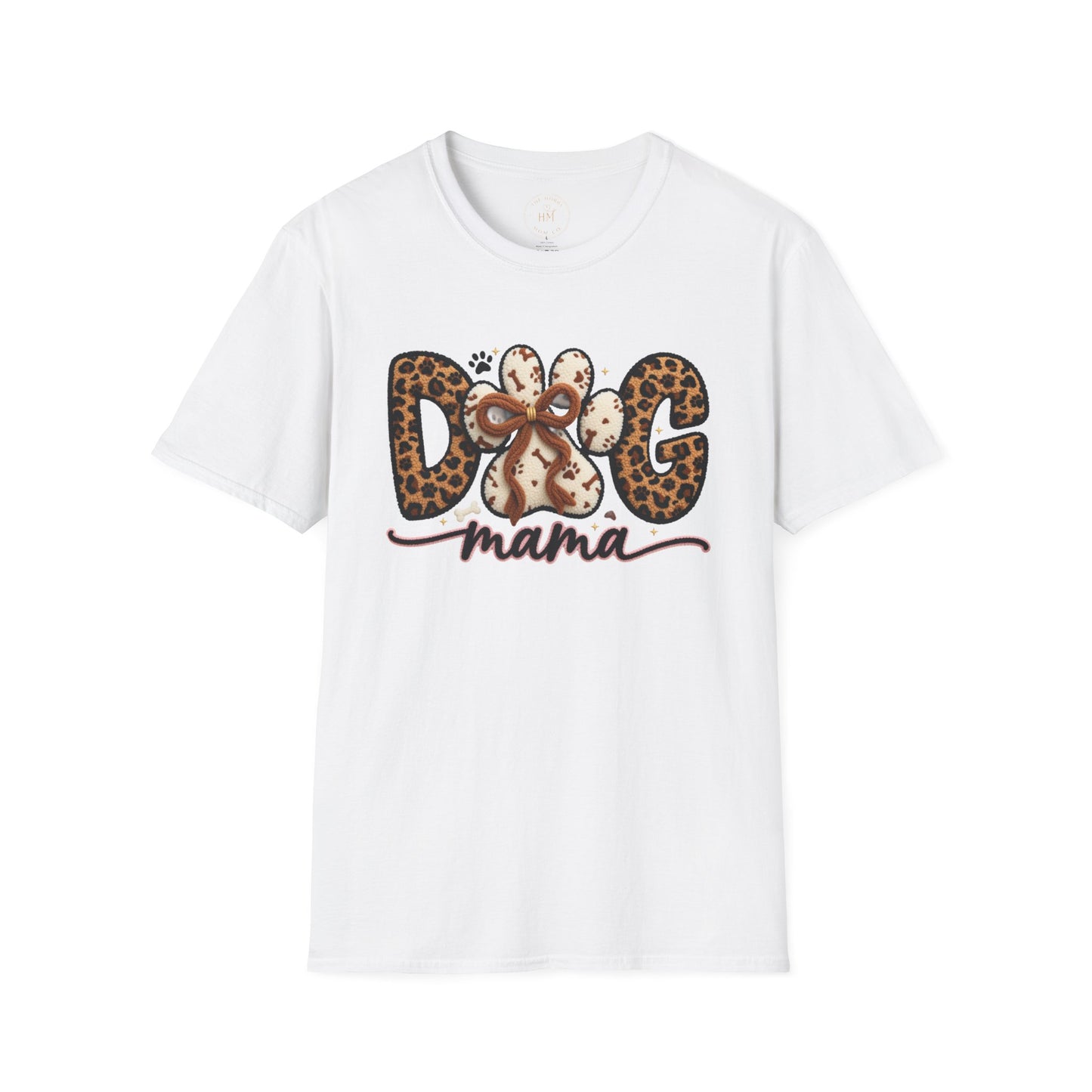 Dog Mama Leopard Paw T-Shirt