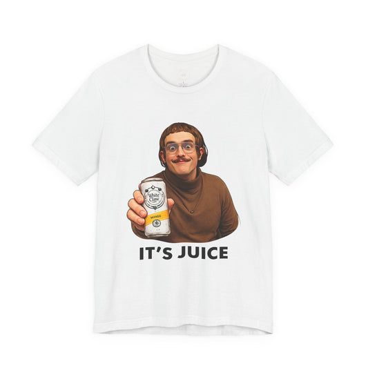 It's Juice Tee — Funny Retro Guy Holding Can Graphic T‑Shirt