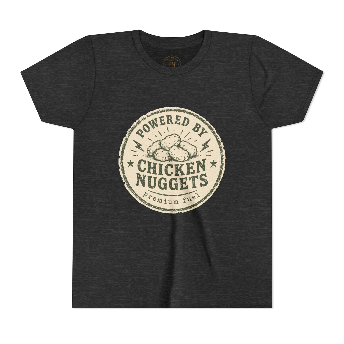 Powered by Chicken Nuggets Youth Graphic T-Shirt