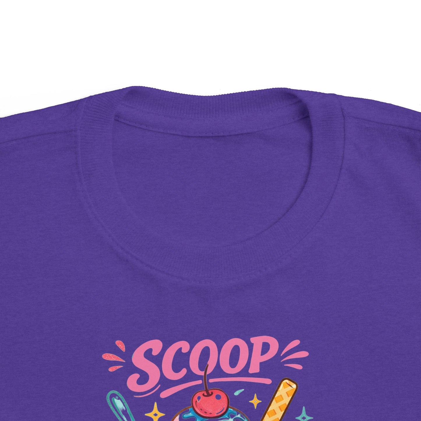 "Scoop There It Is" Ice Cream Toddler Tee