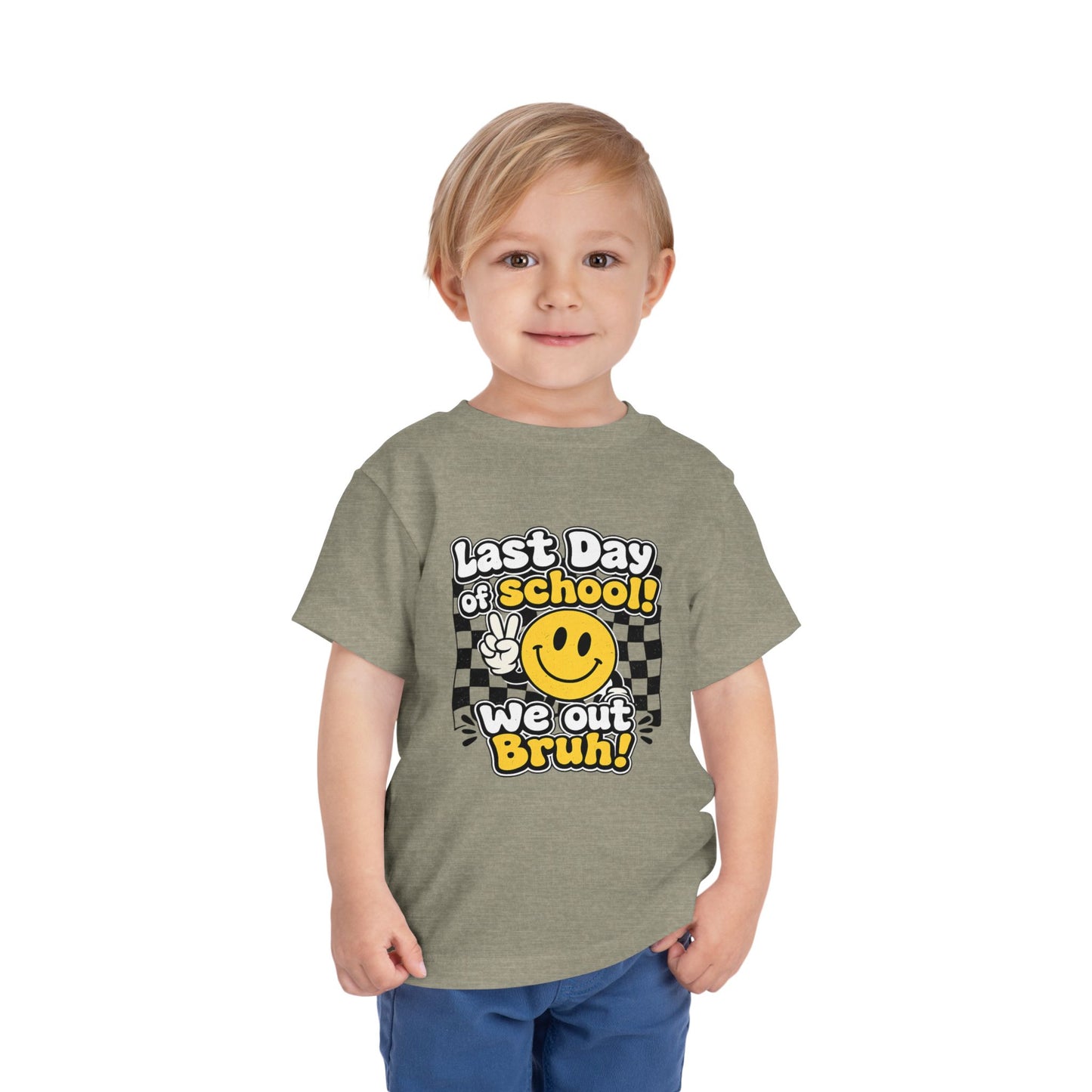 "Last Day of School! We Out Bruh" Toddler Graphic