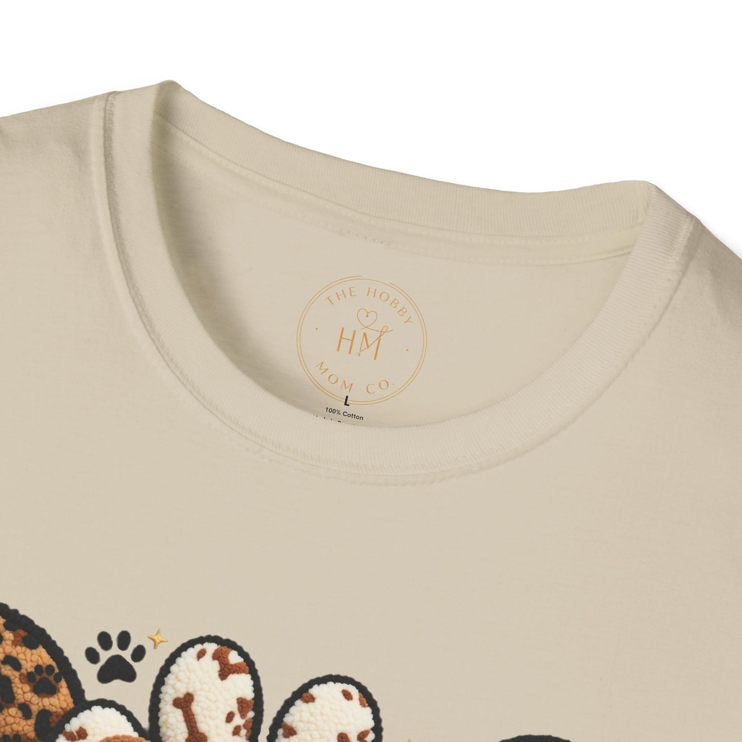 Dog Mama Leopard Paw T-Shirt