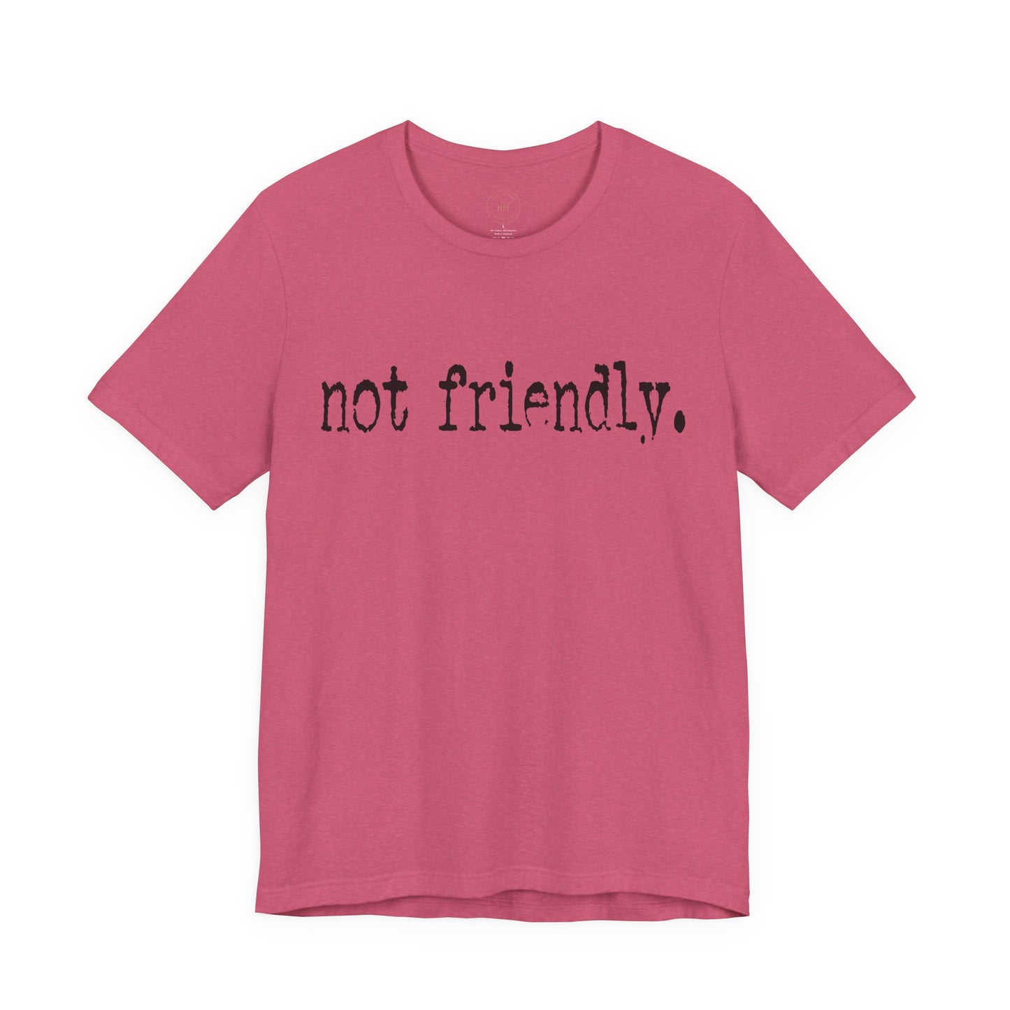 Not Friendly Graphic T‑Shirt