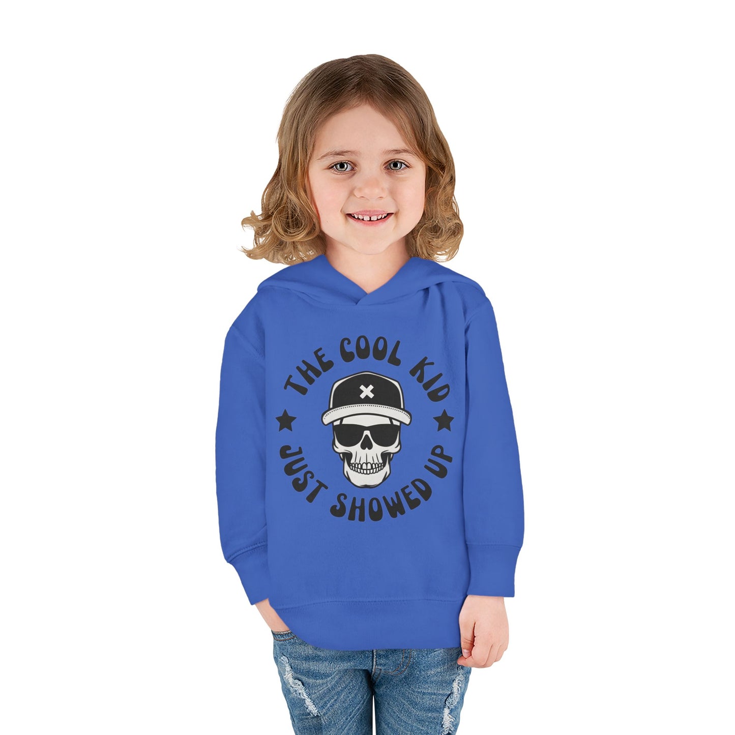 "The Cool Kid Just Showed Up" Toddler Hoodie