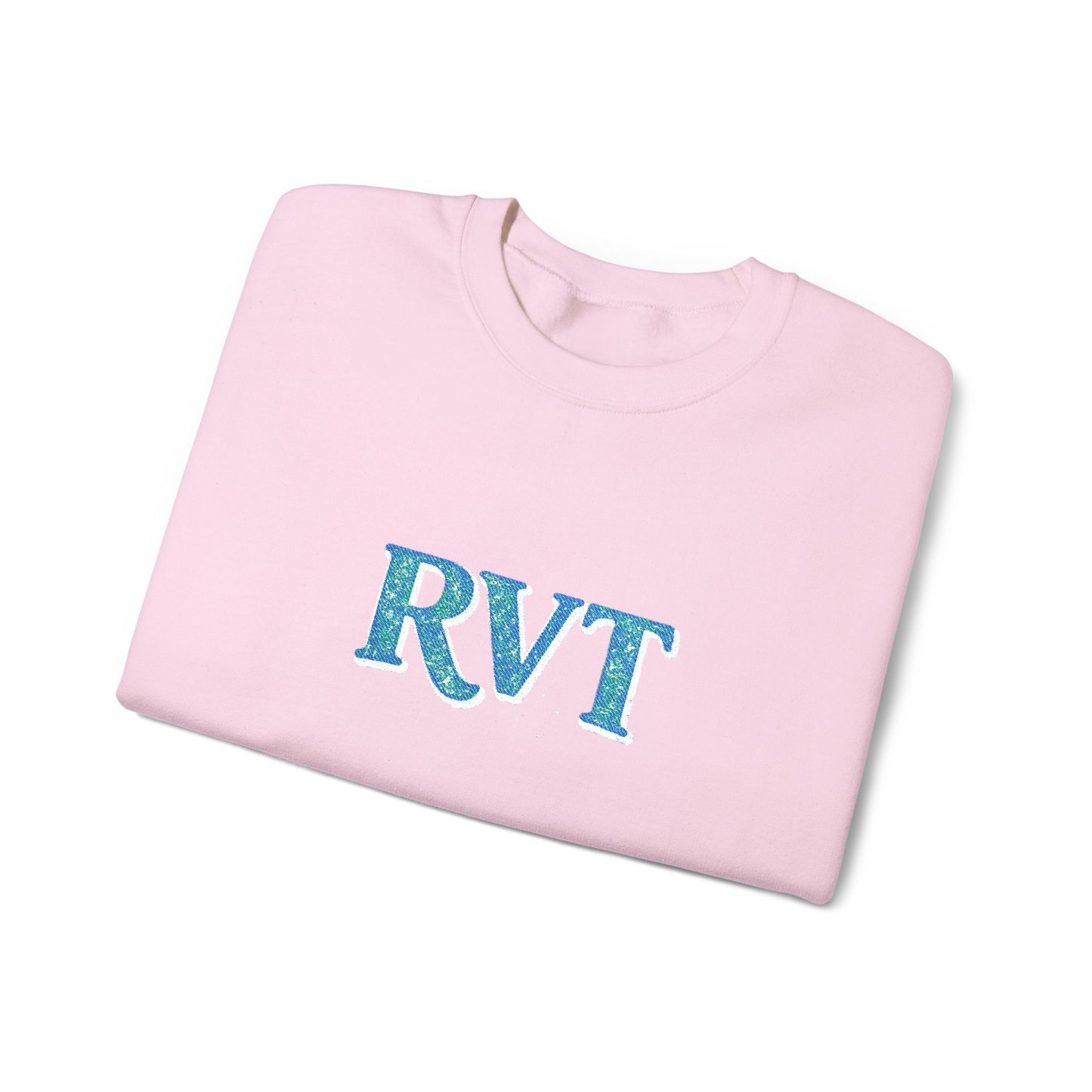 RVT Blue Monogram Graphic Sweatshirt