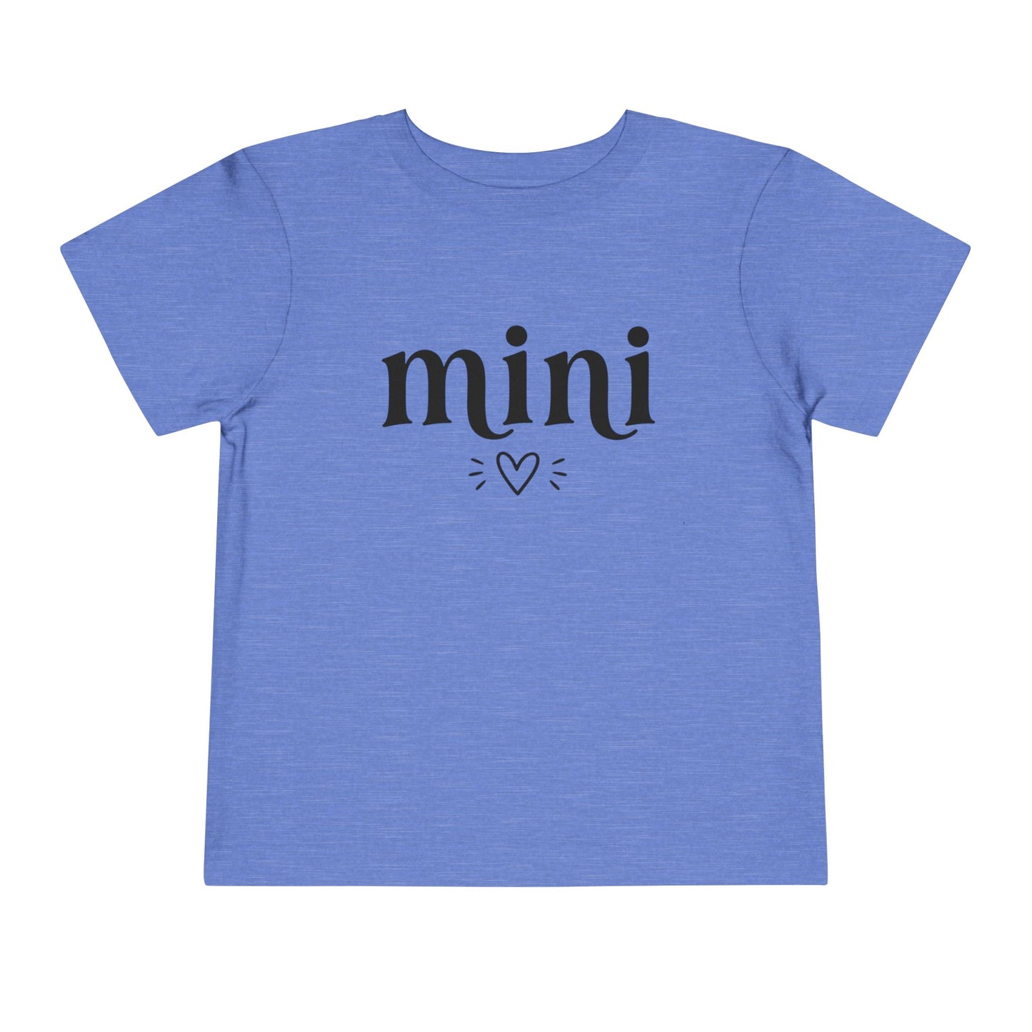 Toddler Tee — "mini" Heart Graphic