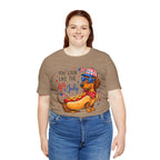 You Look Like the 4th of July' Patriotic Hot Dog graphic Tee