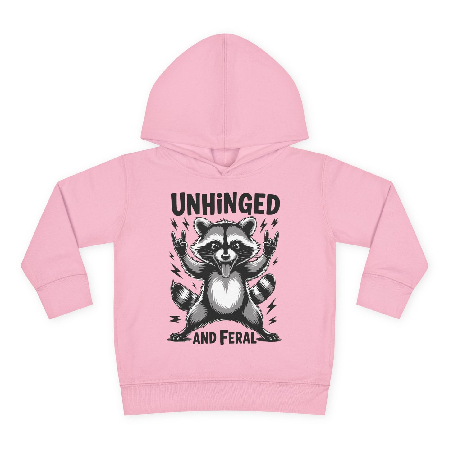 "Unhinged and Feral" Toddler Hoodie