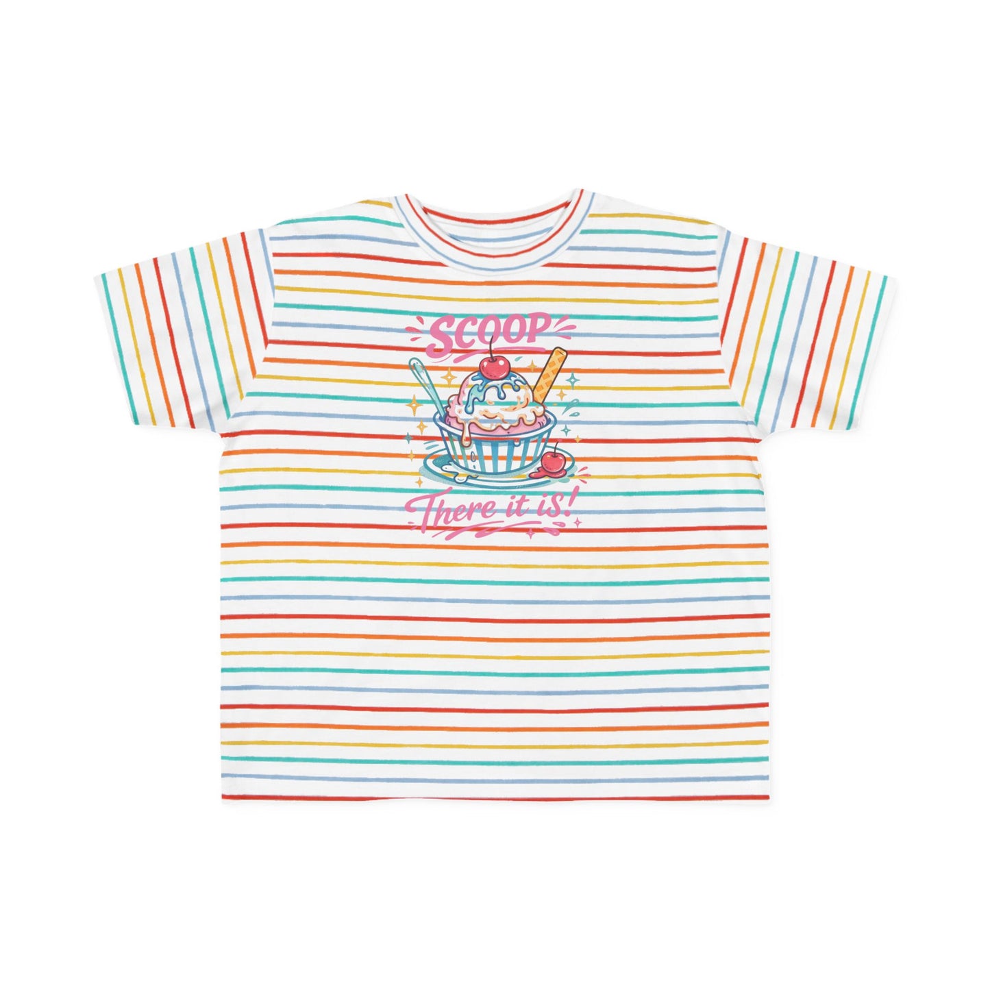"Scoop There It Is" Ice Cream Toddler Tee
