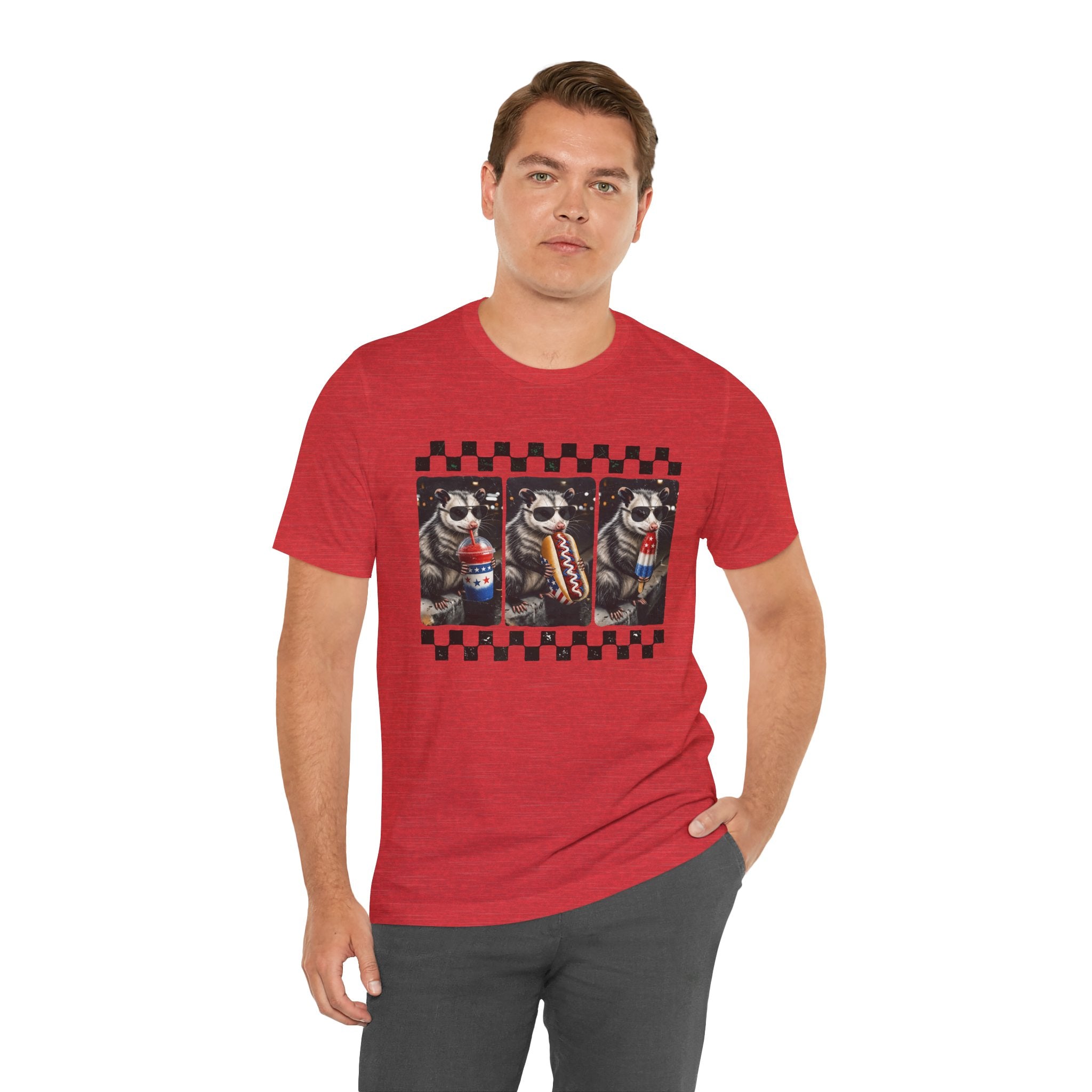 Opossum 4th of July  Graphic T-Shirt
