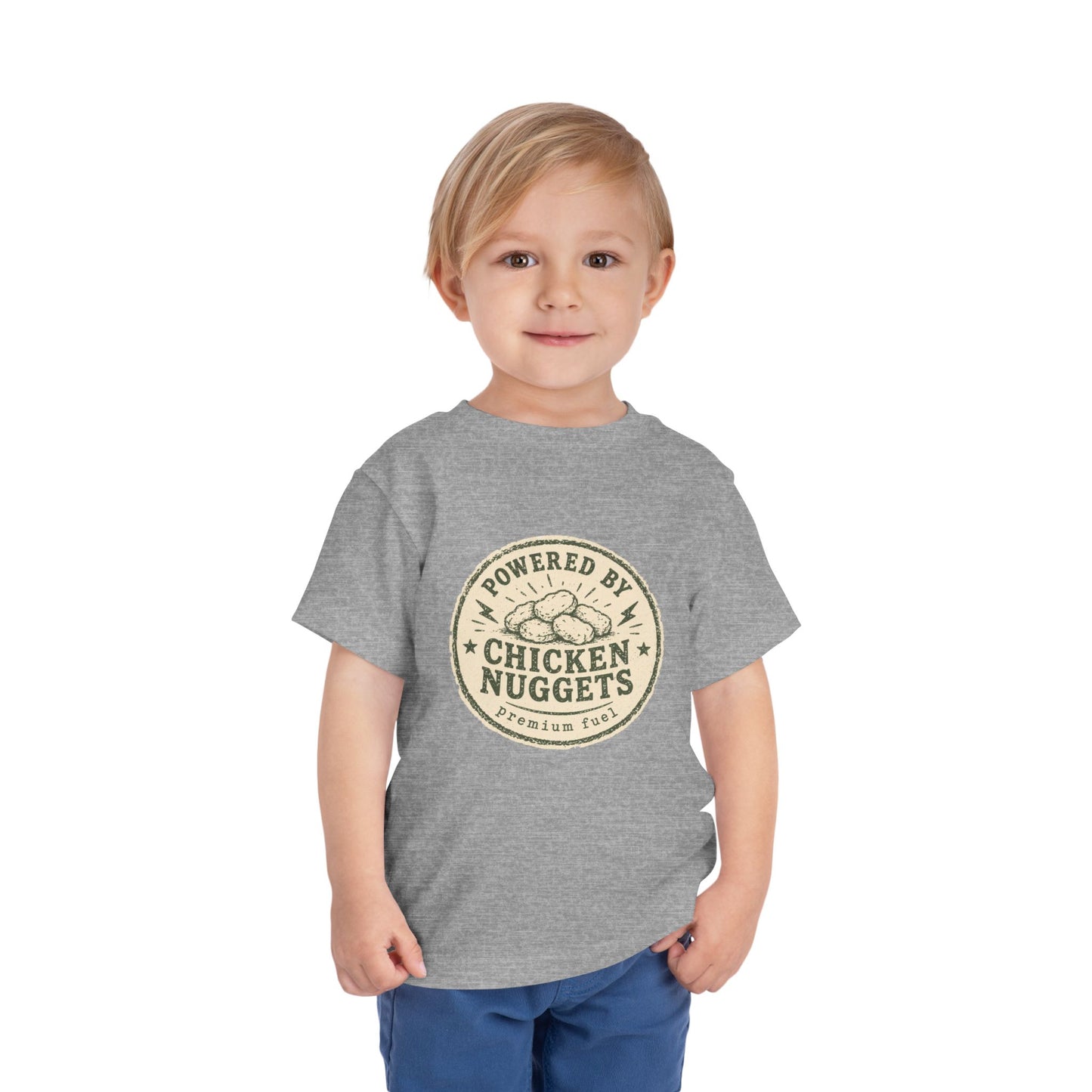 Toddler Tee — Powered by Chicken Nuggets
