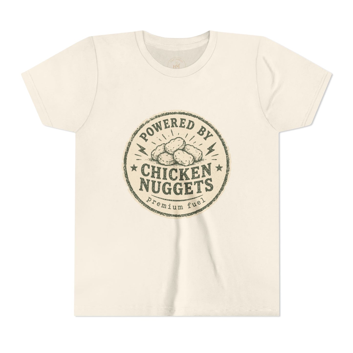 Powered by Chicken Nuggets Youth Graphic T-Shirt
