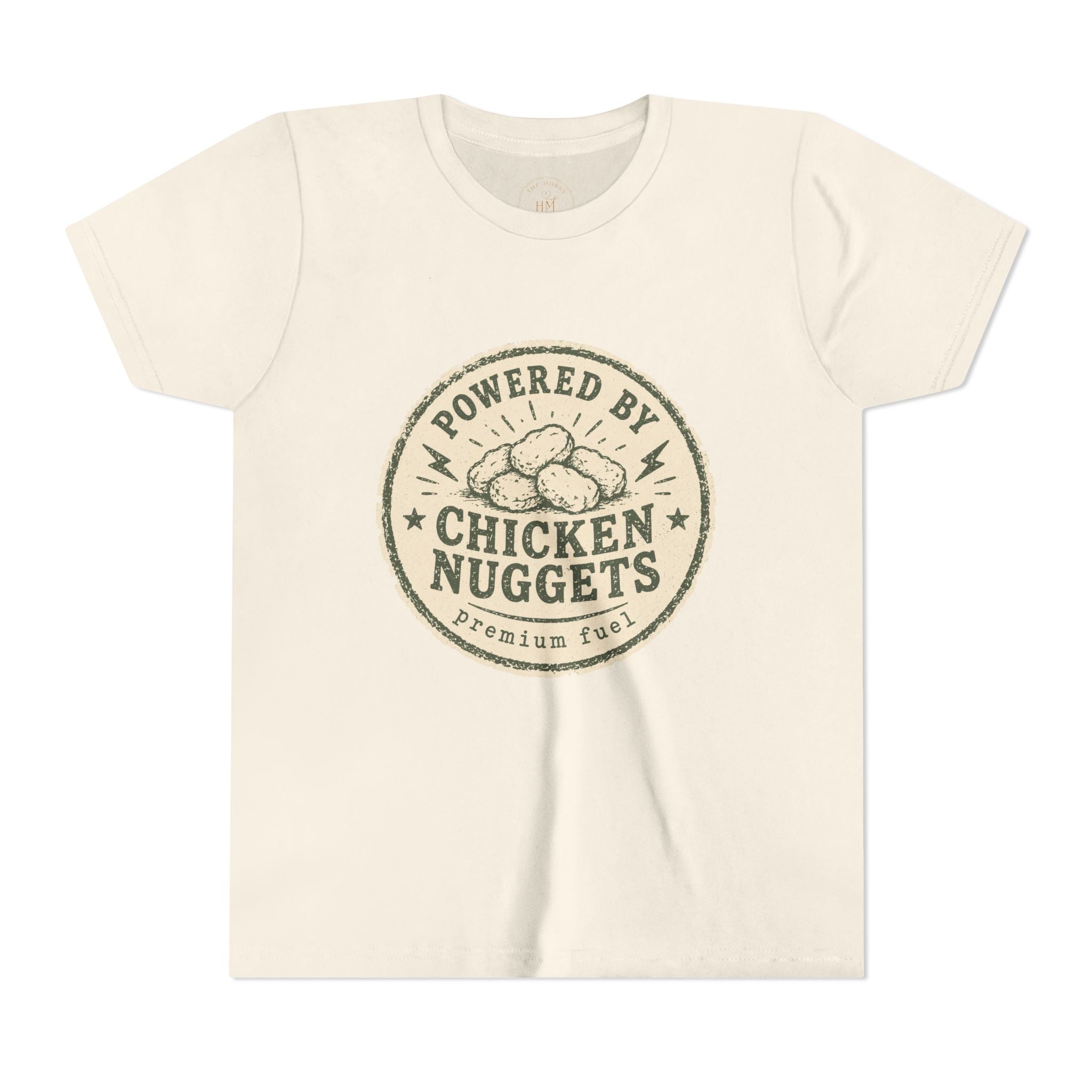 Powered by Chicken Nuggets Youth Graphic T-Shirt