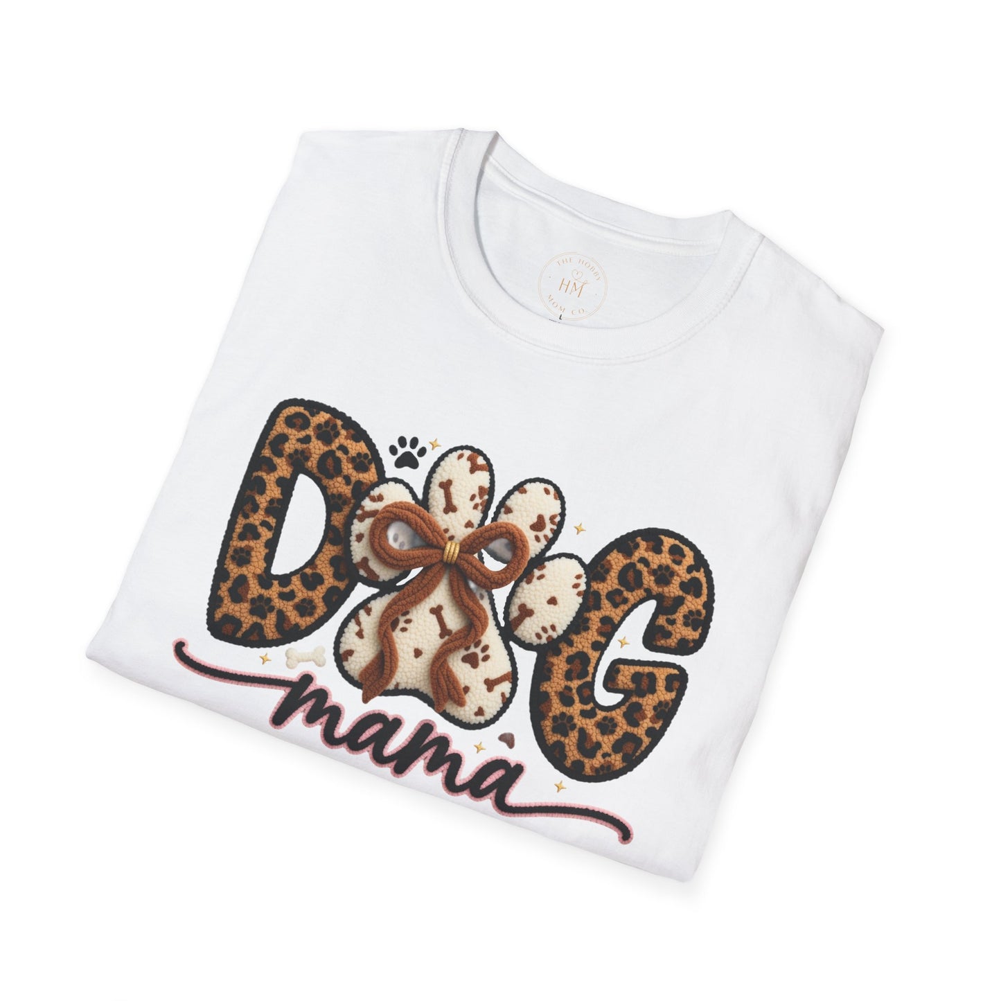 Dog Mama Leopard Paw T-Shirt