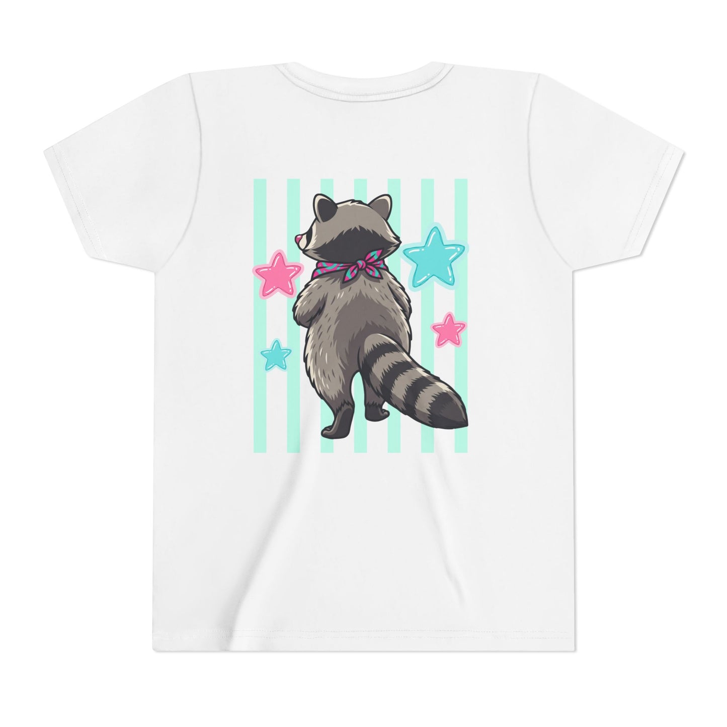 See Ya Soon Raccoon Youth Tee — Cute Cartoon Raccoon Kid Shirt