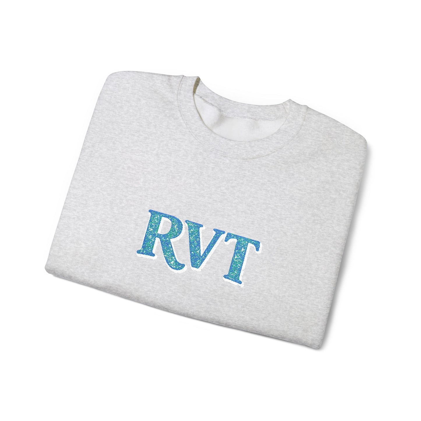RVT Blue Monogram Graphic Sweatshirt