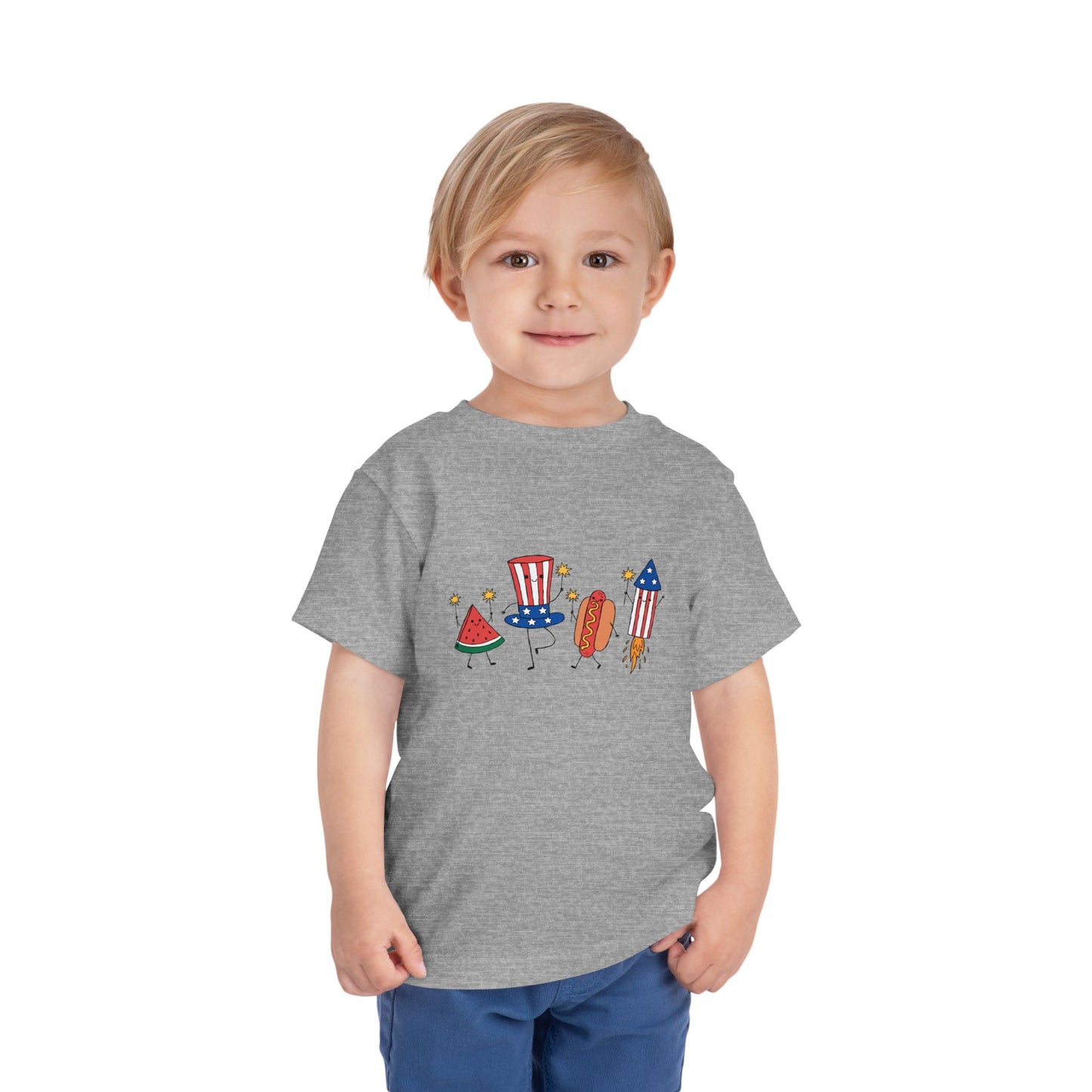 Patriotic Picnic Toddler  graphic Tee