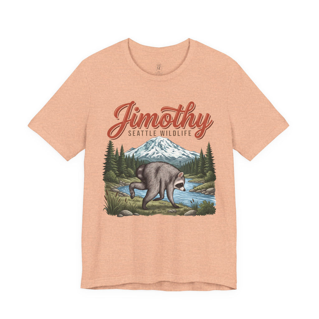 Jimothy Seattle Wildlife Raccoon T-Shirt
