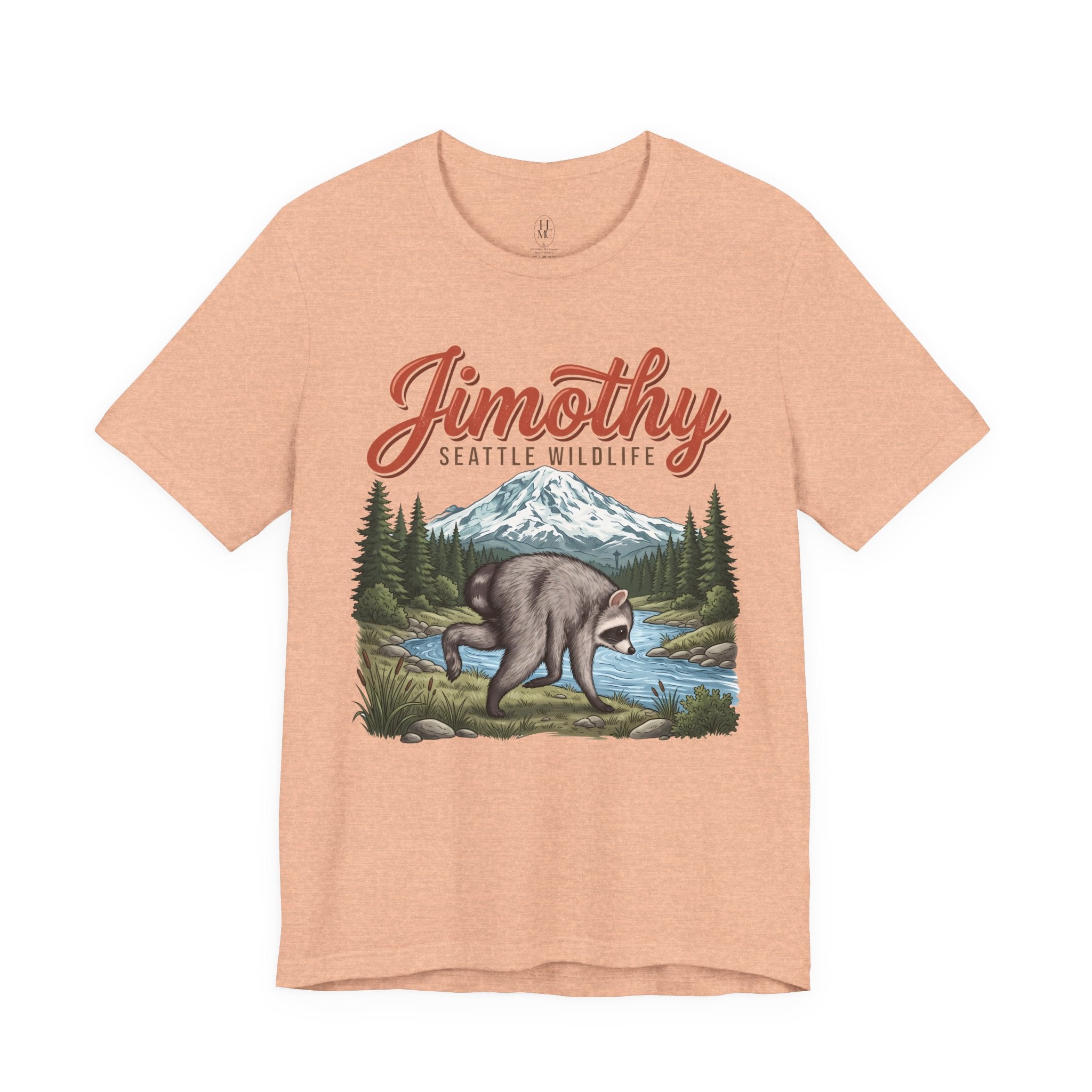 Jimothy Seattle Wildlife Raccoon T-Shirt
