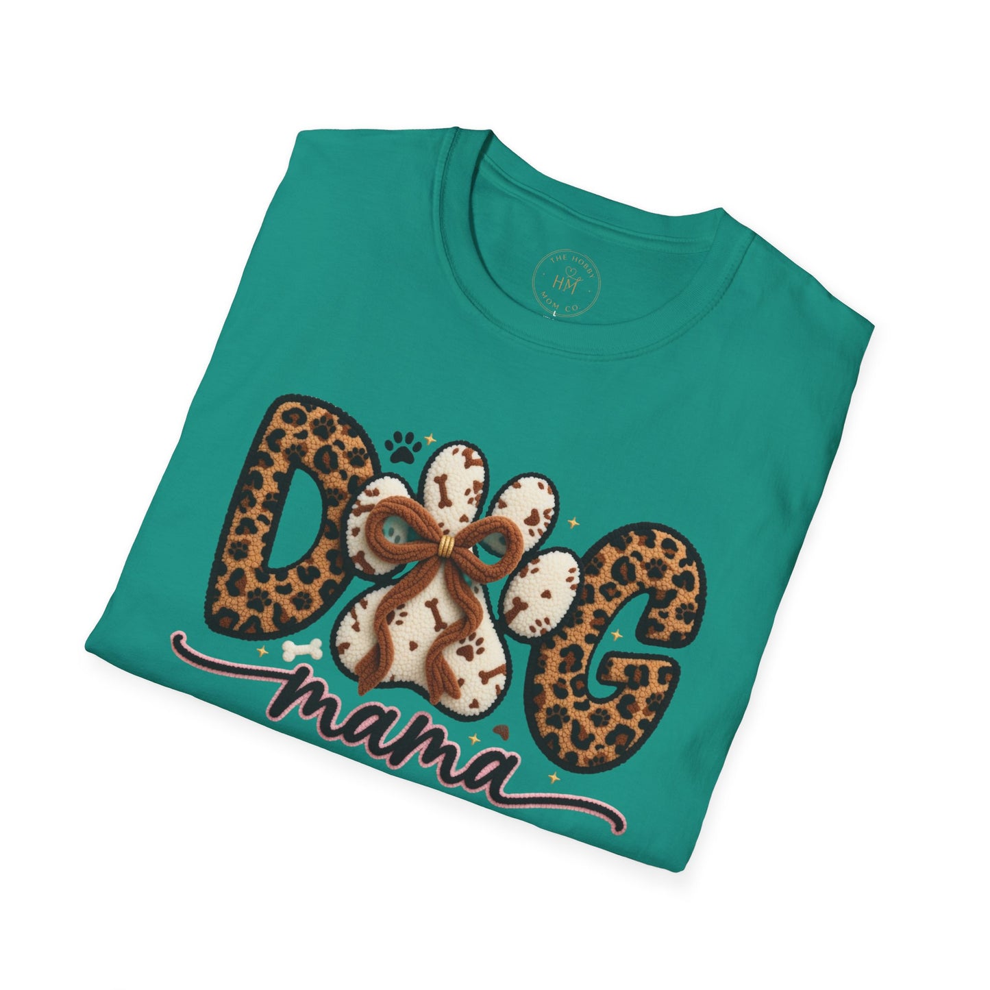 Dog Mama Leopard Paw T-Shirt