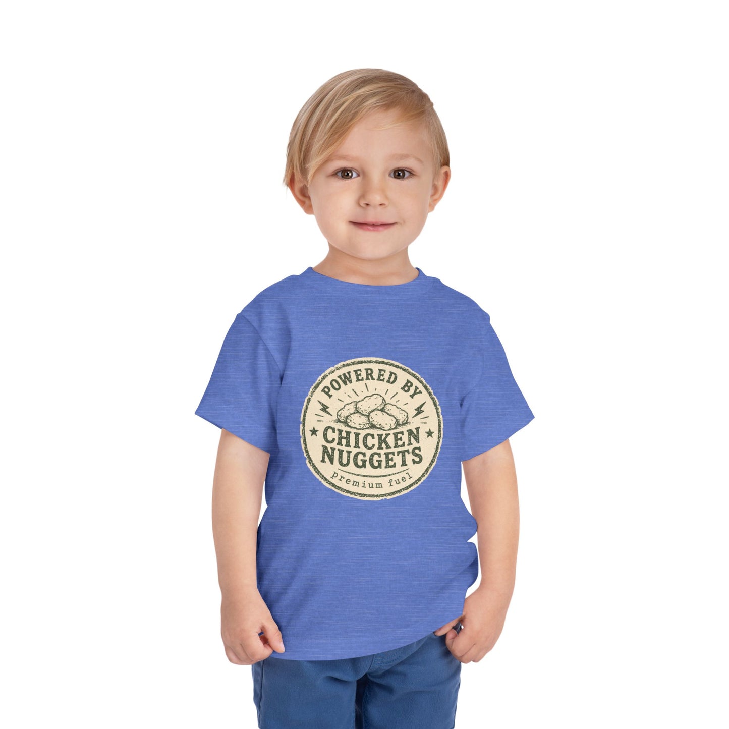 Toddler Tee — Powered by Chicken Nuggets