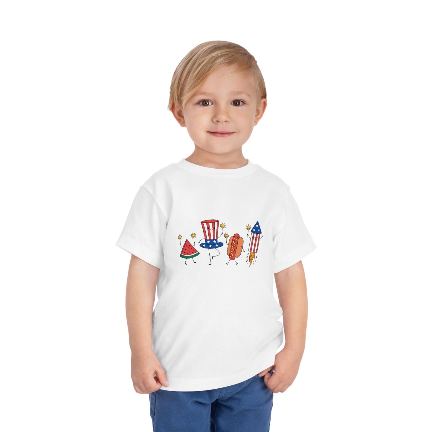 Patriotic Picnic Toddler  graphic Tee
