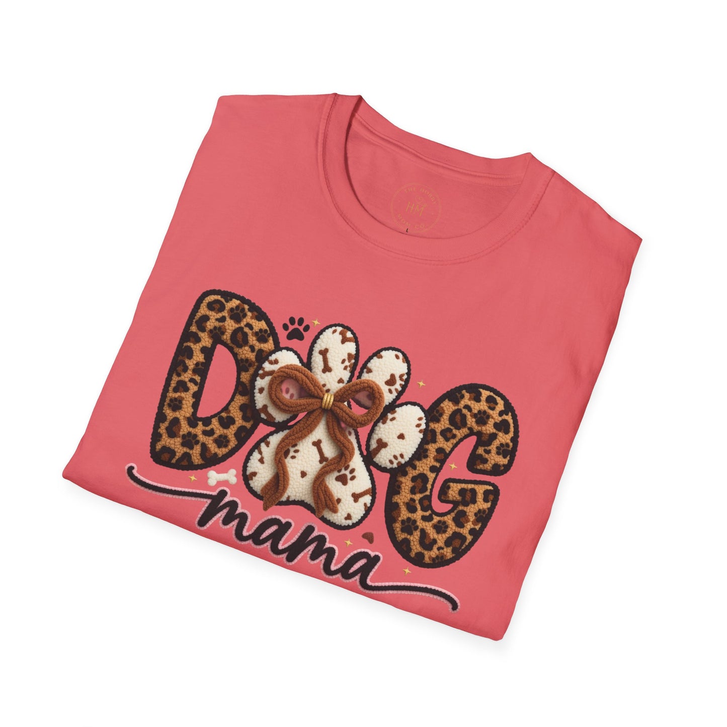 Dog Mama Leopard Paw T-Shirt