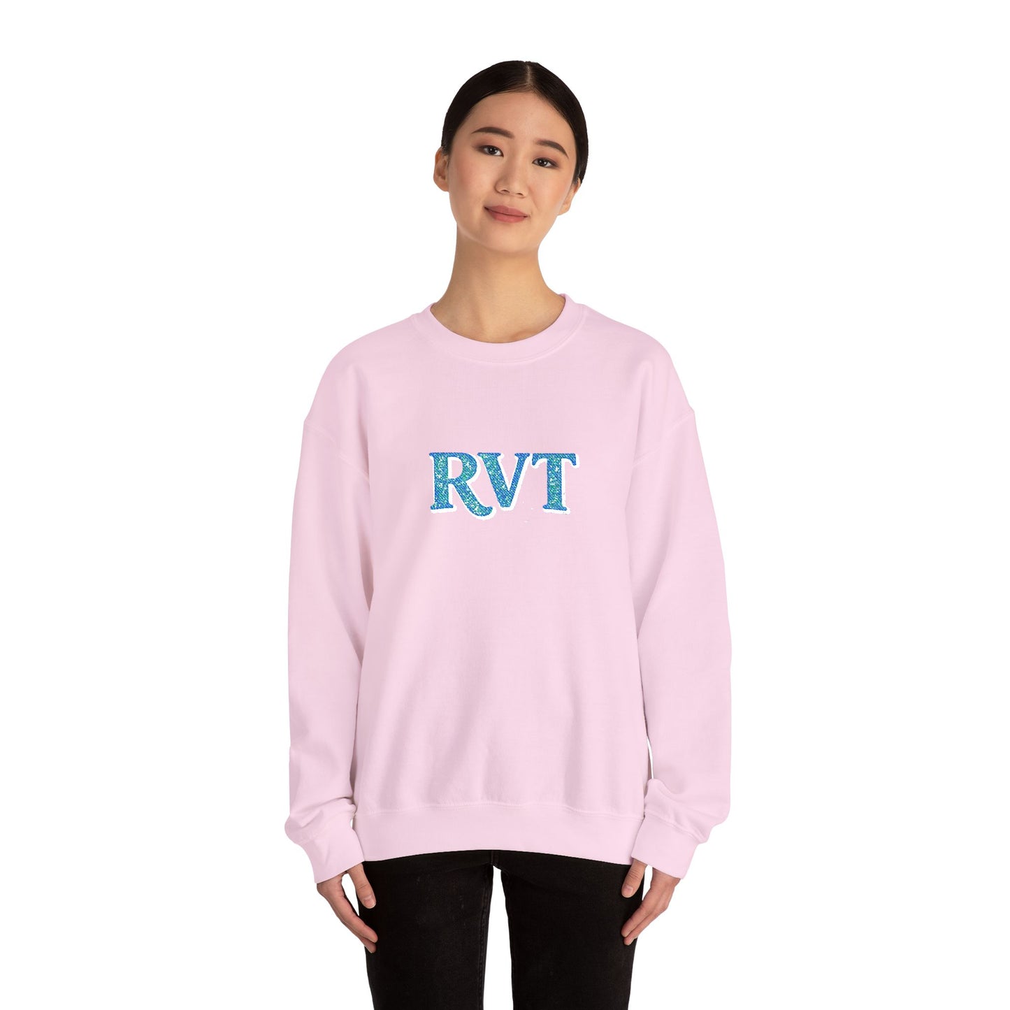 RVT Blue Monogram Graphic Sweatshirt