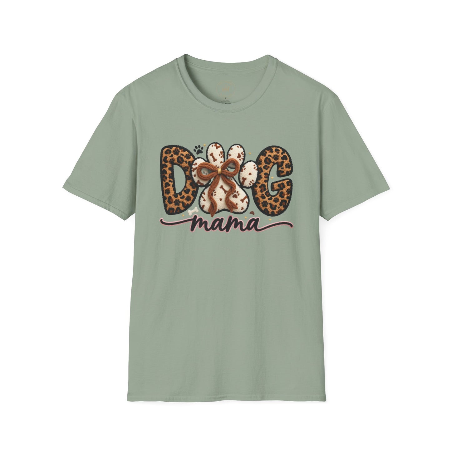 Dog Mama Leopard Paw T-Shirt