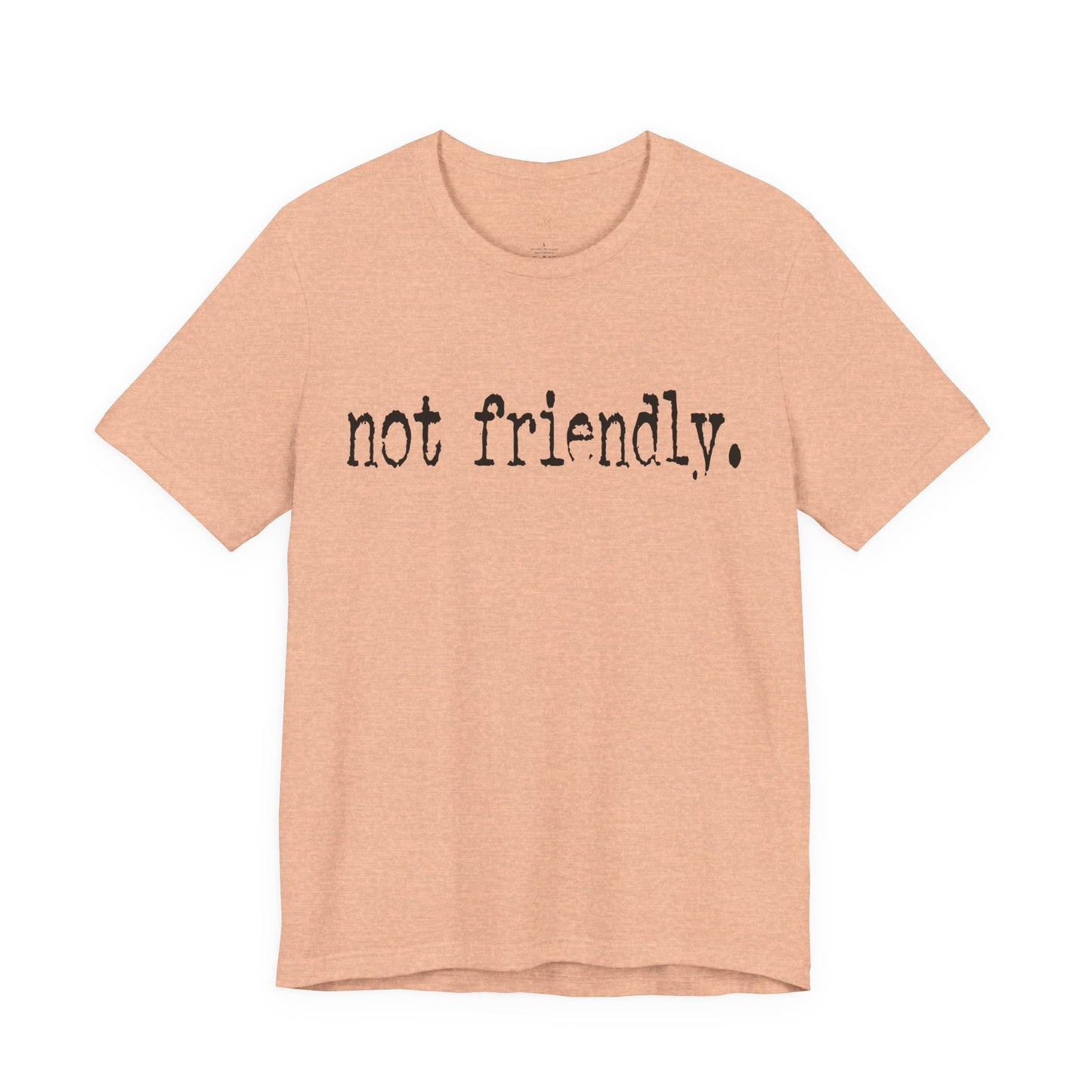 Not Friendly Graphic T‑Shirt
