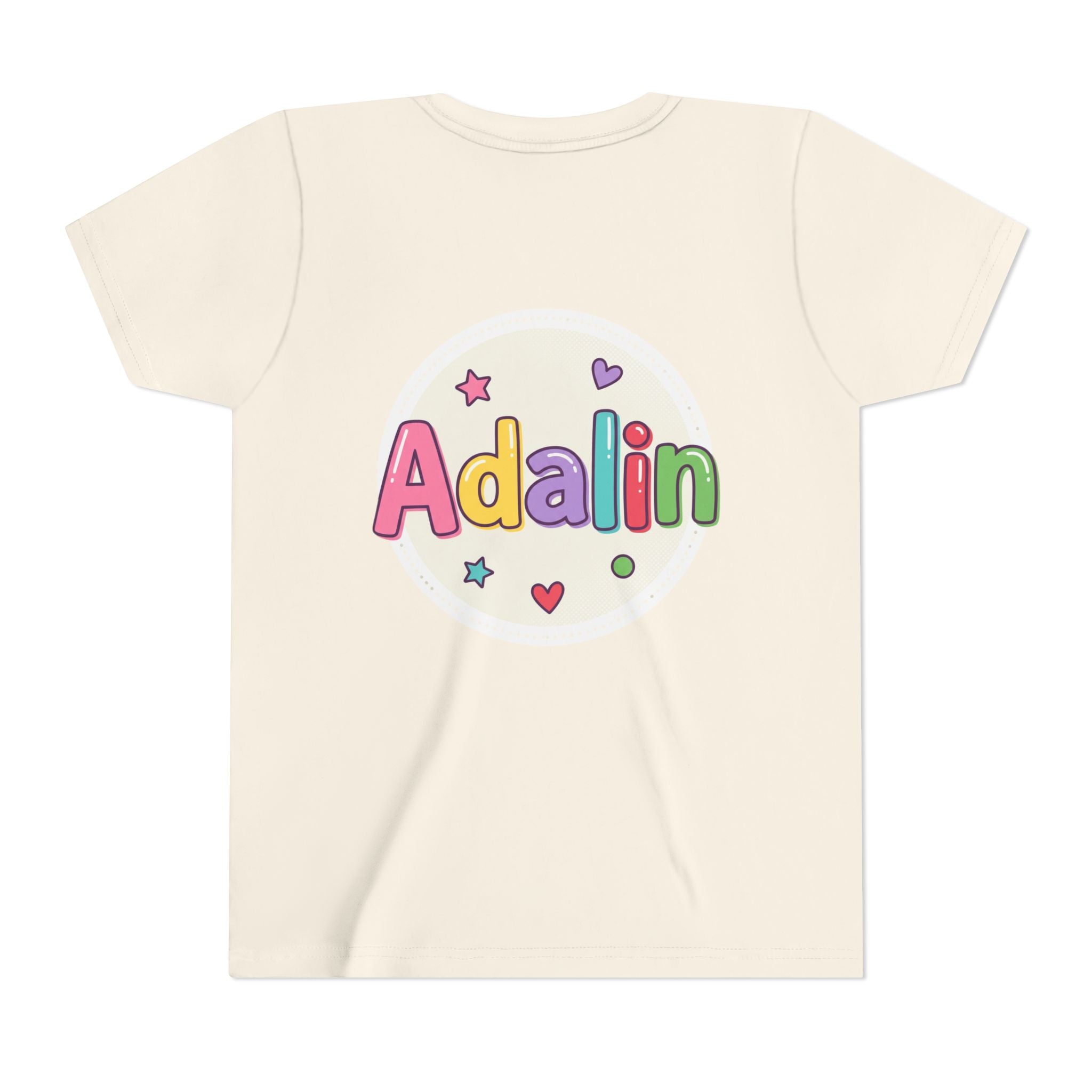 "First Grade" Colorful Back-to-School Shirt (Personalized Name Option)