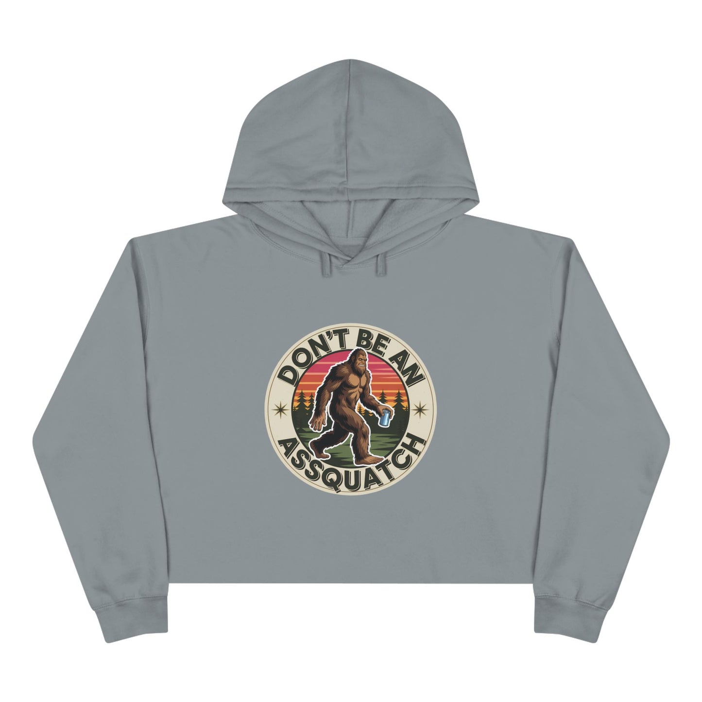 Women's Sasquatch Graphic Crop Hoodie |