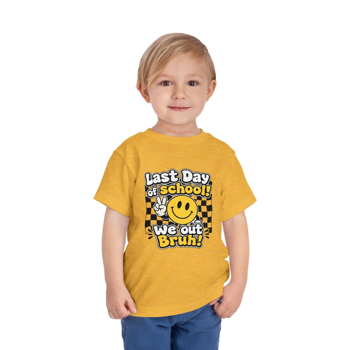 "Last Day of School! We Out Bruh" Toddler Graphic