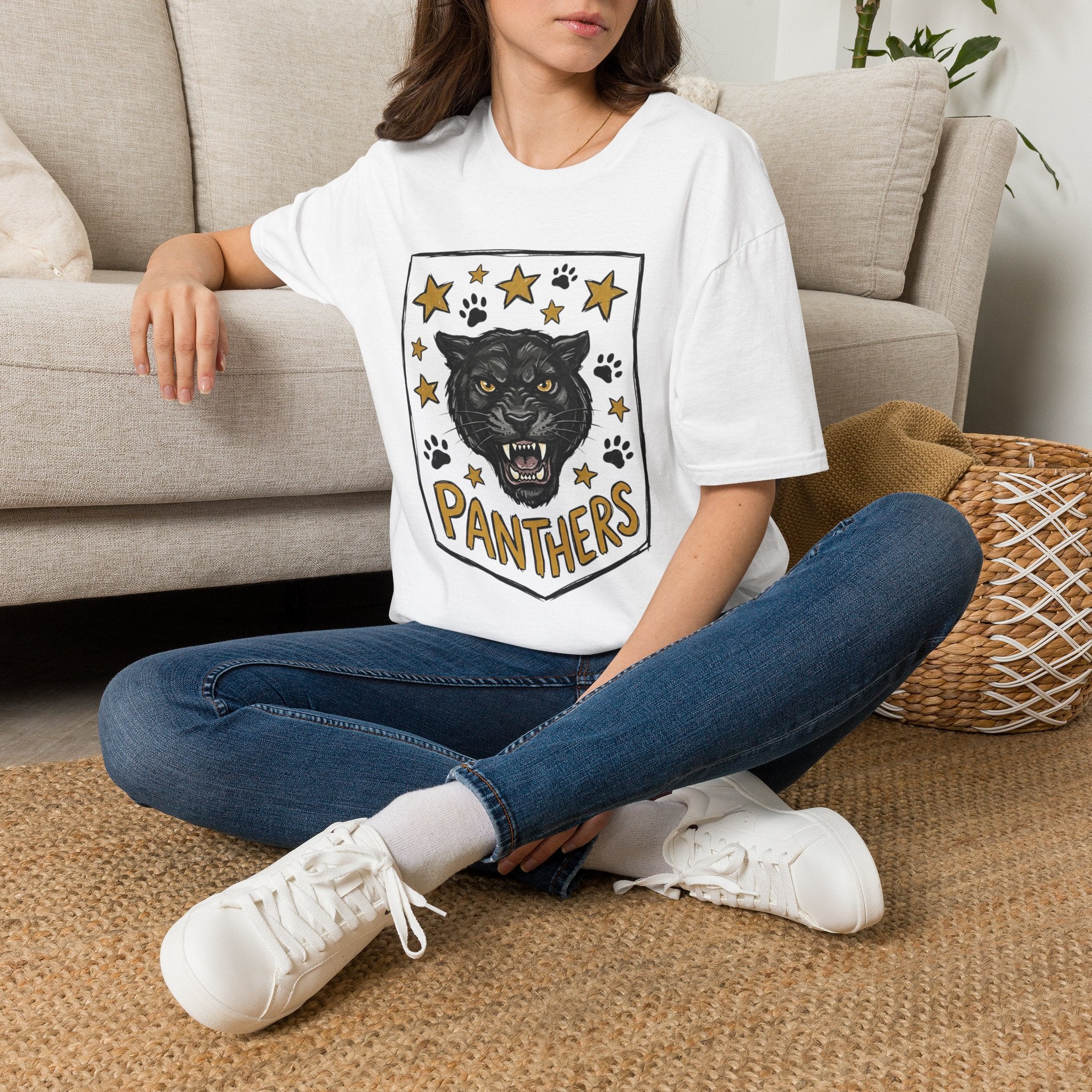 Panthers Vintage Mascot T‑Shirt