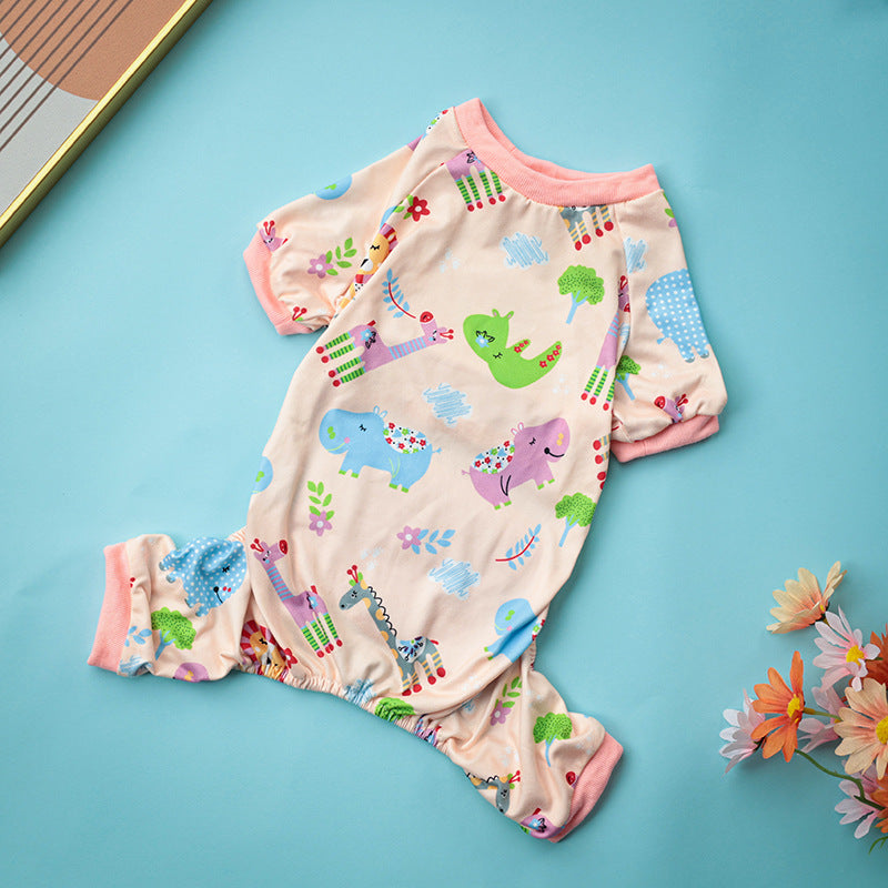 Dog Pajamas Jumpsuit – Soft & Cute One-Piece Loungewear