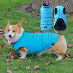 Reflective Dog Puffer Vest Winter Jacket