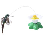 Electric Flutter-Motion Cat Toy - 360° Rotating Realistic Butterfly/Bird