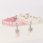 Boutique Pearl Pet Collar and Leash Set – Elegant & Lightweight