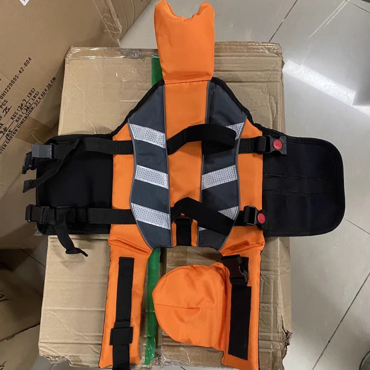 Reflective Dog Life Jacket with Rescue Handle