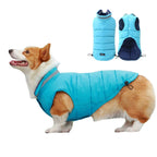 Reflective Dog Puffer Vest Winter Jacket