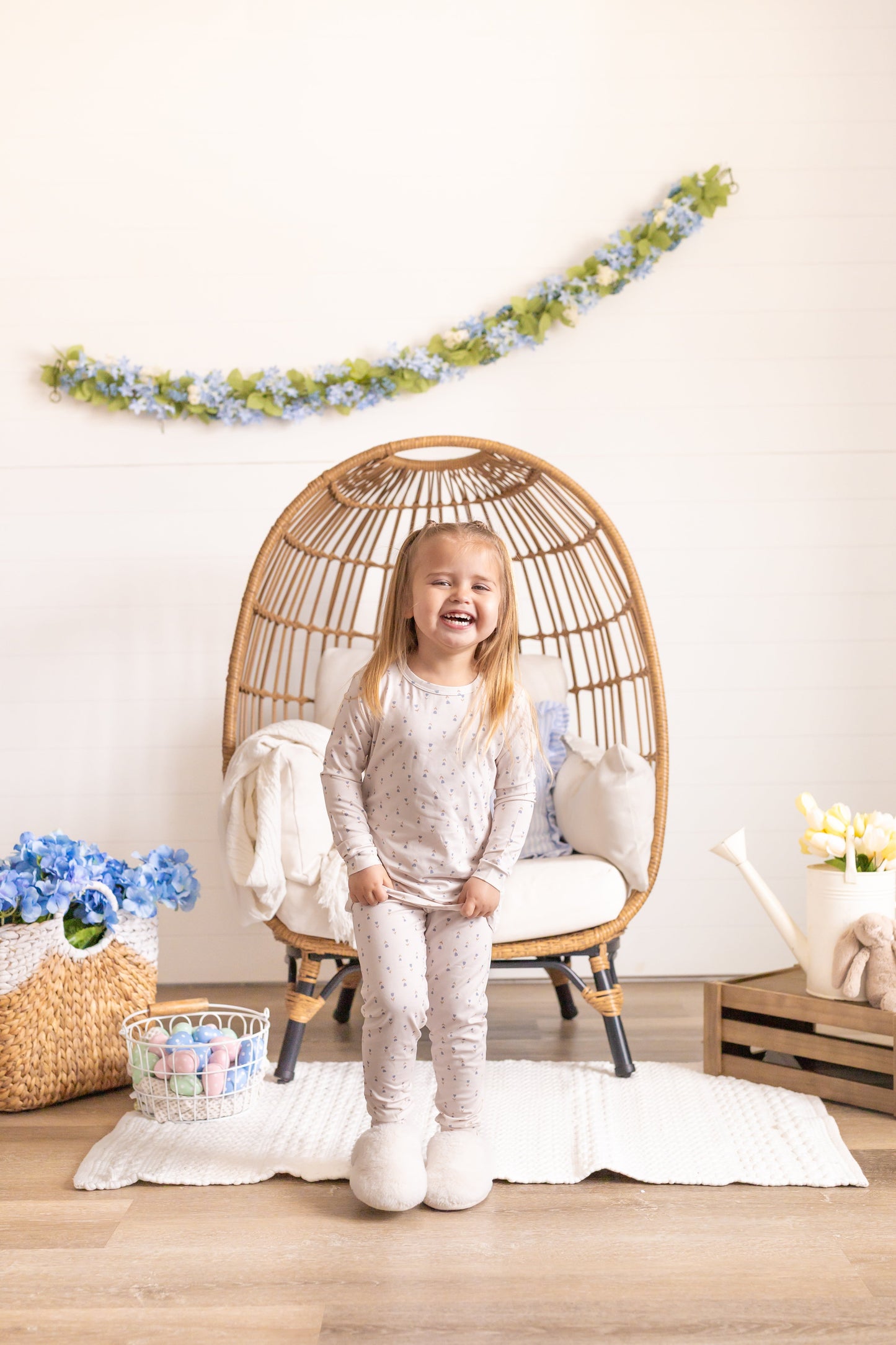 Tiny Tulips 2pc Bamboo Baby and Toddler Pajamas