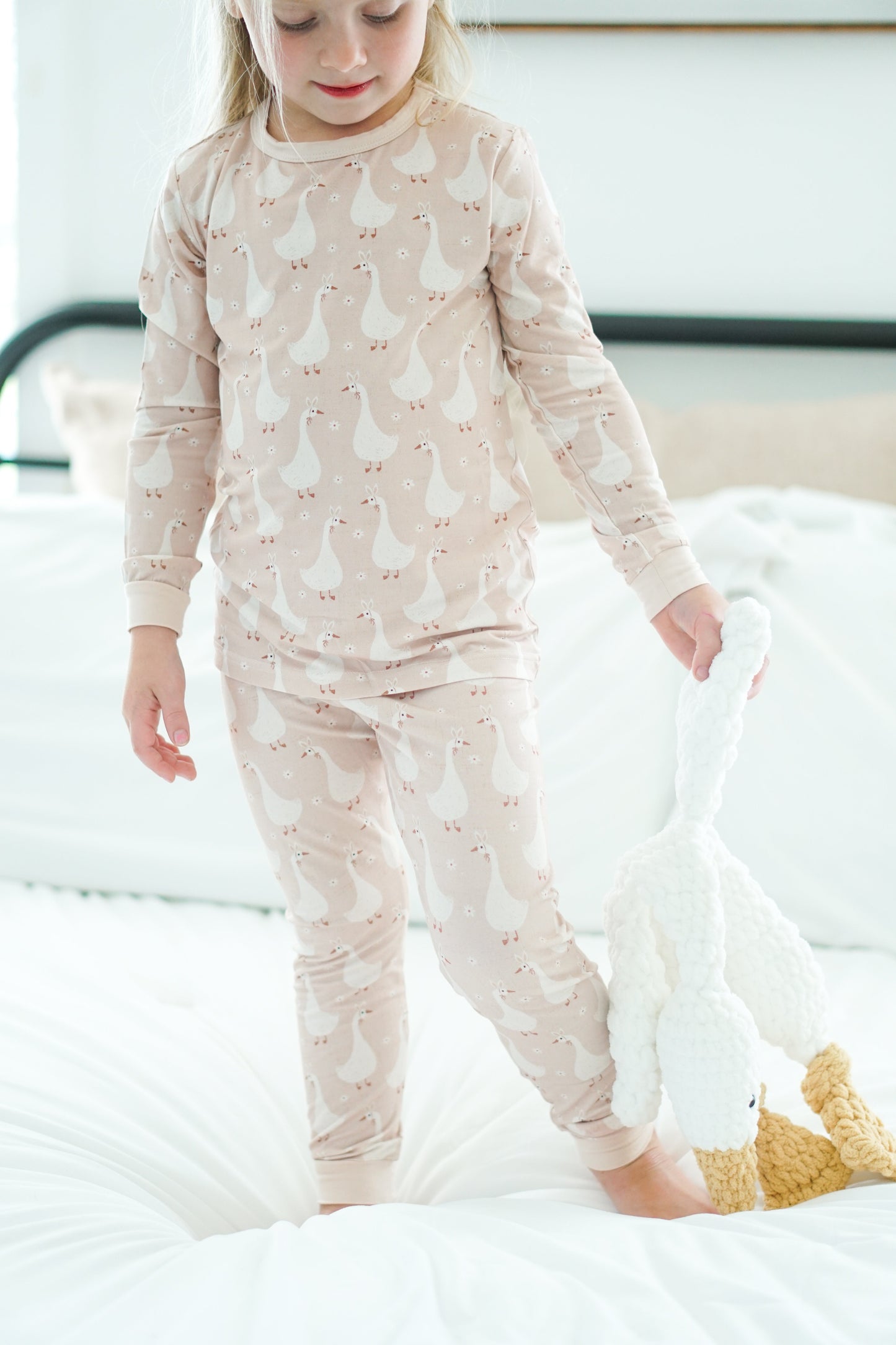 Silly Goose on the Loose 2pc Baby and Toddler Bamboo Pajamas